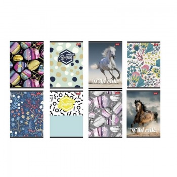 Notebook A5 96k checkered...