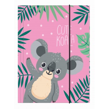 A4 rubber band folder...