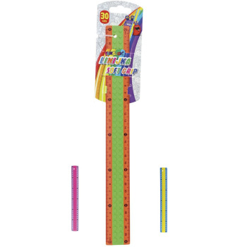 Linijka gumowany plastik...