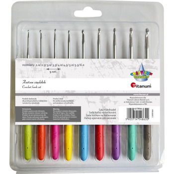 Zestaw szydełek Titanum...