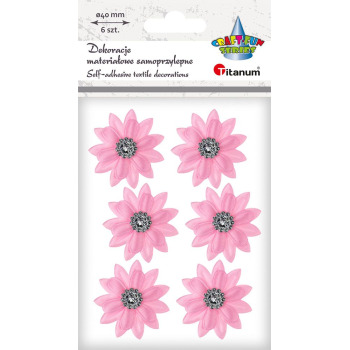 Ozdoba materiałowa Kwiaty z...