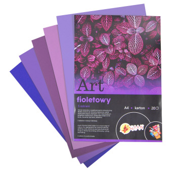 Blok kolorowy ART fioletowy...