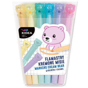 Flamastry kremowe Misie 6...