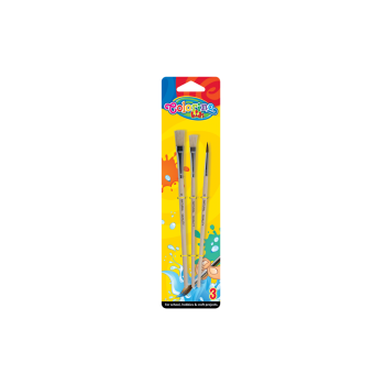 Pędzelki szkolne drewniane...