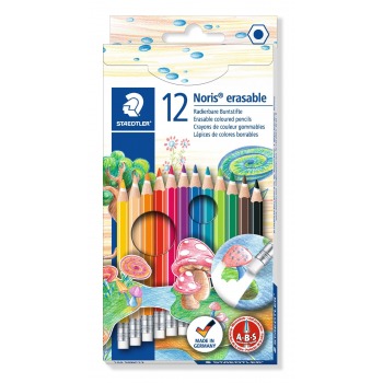 Erasable pencil crayons...