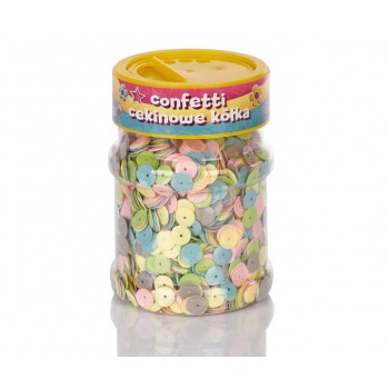 Confetti, sequin pastel...