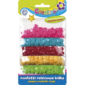 Confetti cekinowe kolory...