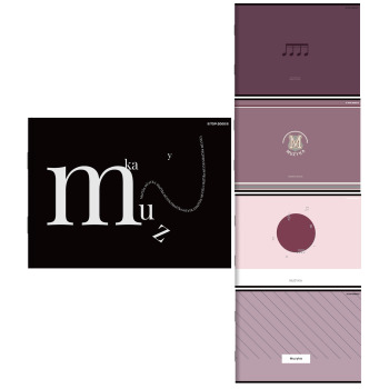 Zeszyt A5 16k pięciolinia...