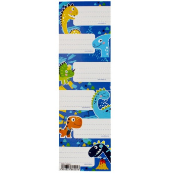 Naklejki na zeszyt Dino...