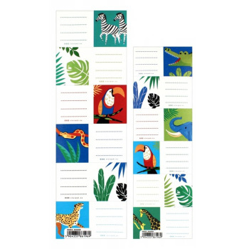 Naklejki na zeszyt Safari1...