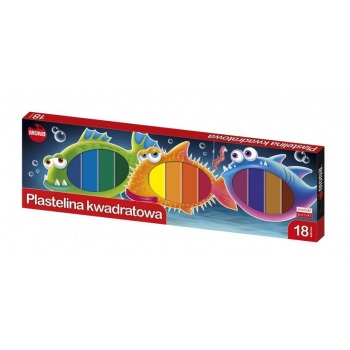 Quadratische Plastilin 18...