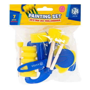 Zestaw gąbek i wałków do...