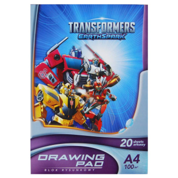 Blok rysunkowy biały A4...