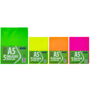 Okładka A5 Neon Line 5szt...