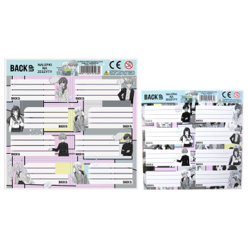 Naklejki na zeszyt Anime...