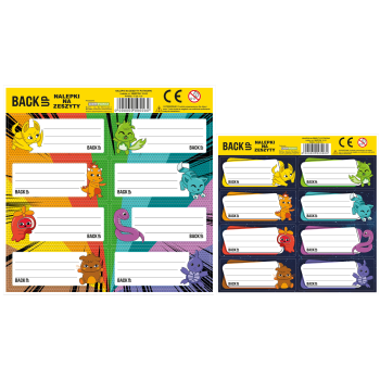 Naklejki na zeszyt BackUp...