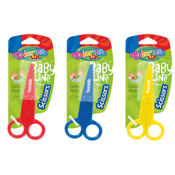 Plastic scissors 12.5 cm...