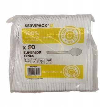 Łyżka Gabi Plastikowa biała...