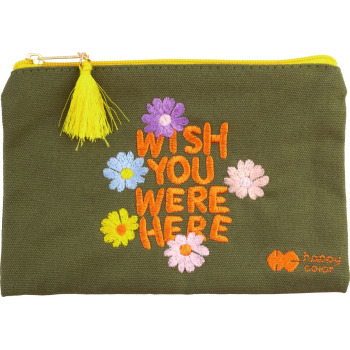 Kosmetyczka z haftem Bloom...