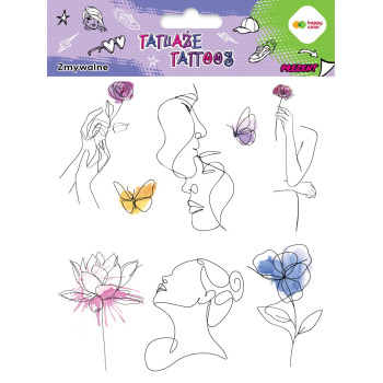 Tatuaże zmywalne Lineart +...