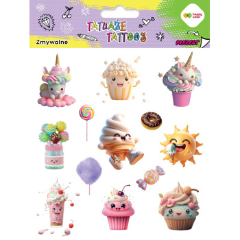 Tatuaże zmywalne Sweets...