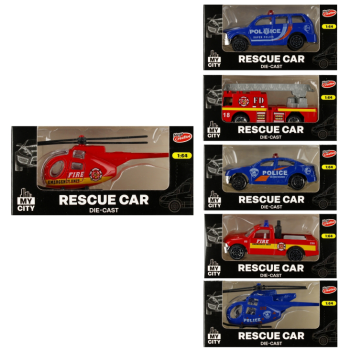 Auto ratunkowe metalowe 7cm...