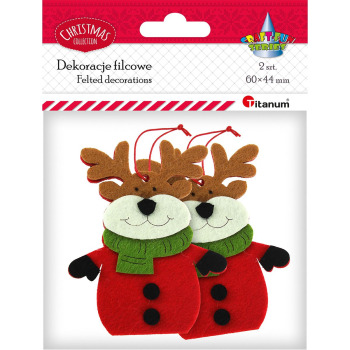 Renifery filcowe 2 szt Boże...