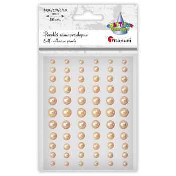 Perełki samoprzylepne jasno...