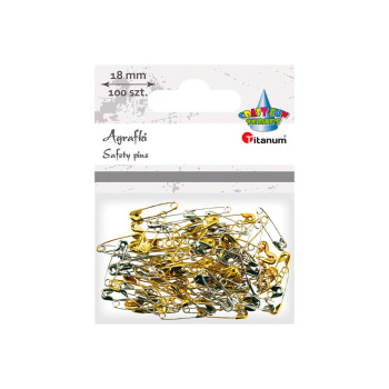 Agrafki mini złote i...