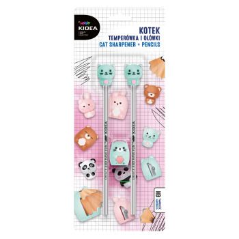 Zestaw 2 ołówków z figurką...