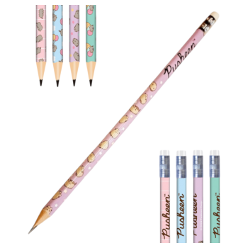 Ołówki z gumką  HB Pusheen...