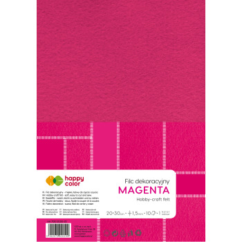 Filc do dekoracji magenta...