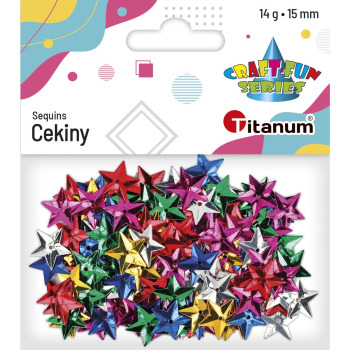 Cekiny gwiazdki 14g x 15mm...