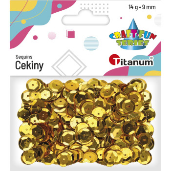 Cekiny okrągłe 9mm x 14g...