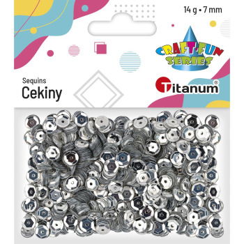 Cekiny okrągłe 7mm x 14g...