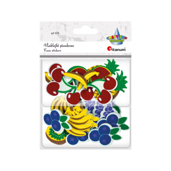 Naklejki piankowe owoce 40...