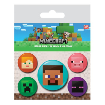 Zestaw 5 przypinek...