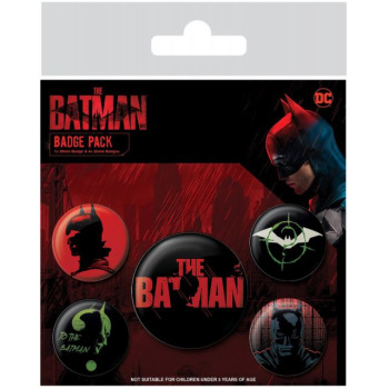 Zestaw 5 przypinek Batman...