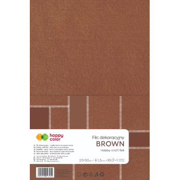 Filc dekoracyjny brązowy...