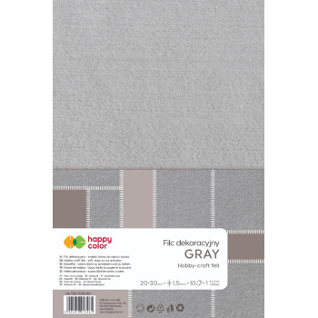Filc dekoracyjny szary...