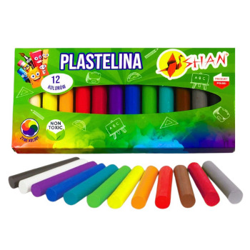 Plastelina 12 kolorów Shan
