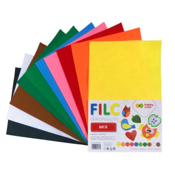 Filc dekoracyjny 10 ark...