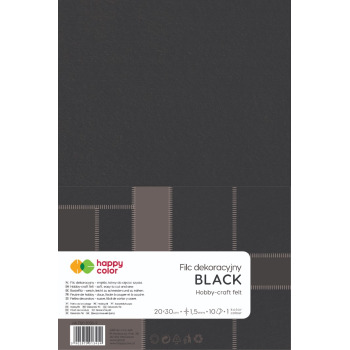 Filc dekoracyjny czarny 10...
