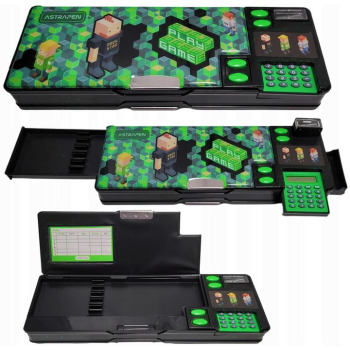 Piórnik z kalkulatorem...