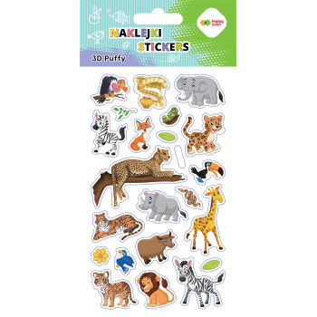 Naklejki Puffy - Wildlife...