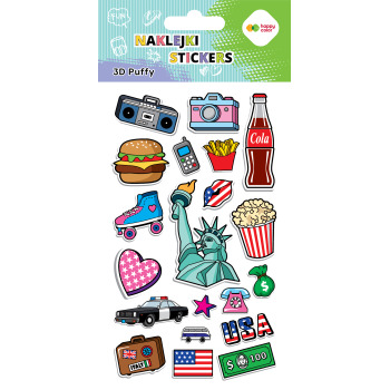 Naklejki Puffy - Funky USA...