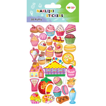 Naklejki Puffy - Sweets...