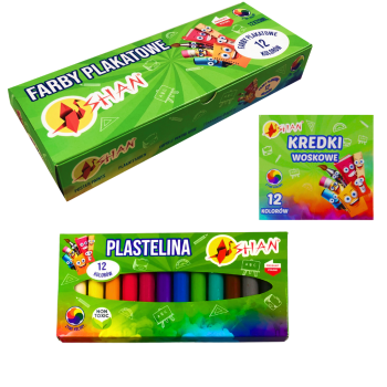 Zestaw  farby plakatowe,...