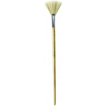 Fan brush made of white...