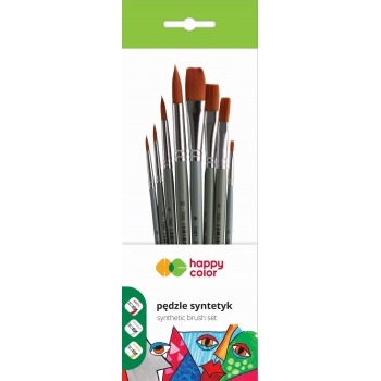 Zestaw pędzli syntetycznych...